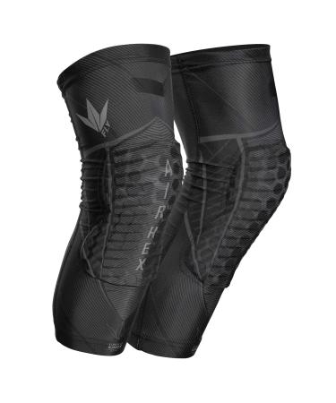 Bunkerkings Fly Compression Knee Pads - Black (X-Large/XX-Large (XL/2XL))