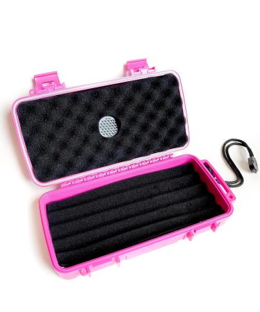 Waterproof Smell Proof Travel Storage Box - Pink | Secure Stylish & Perfect for On-the-Go ation - Buy Online on GoSupps.com