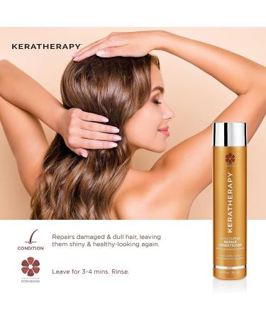 KERATHERAPY KeratinFIXX Repair Shampoo 10.1 fl. oz. - Repair Dry, Damaged, or Frizzy Hair with Caviar Extract & Argan Oil - Buy Online on GoSupps.com