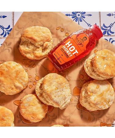 Nature Nate's Hot Honey - 16 fl oz, 100% Pure Honey Infused with Habanero Chili Pepper - Buy Online on GoSupps.com