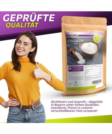 Vita2You Poudre de collag ne 1000 g - 100 % collag ne bioactif - Solugel - issus de l' levage - Peptides hydrolysats de type 1 et 3 - Prot ines - 1 kg - Qualit sup rieure - Buy Online on GoSupps.com