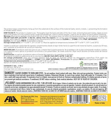 FILA Surface Care Solutions PW10 1GAL Anti-Contaminant Back Sealer - Water-Based No Color - International Shipping Available - Buy Online on GoSupps.com