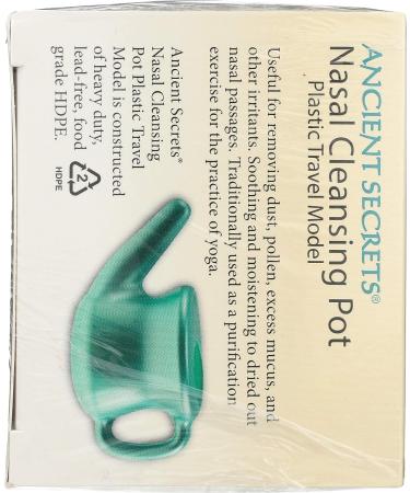 Travel-Friendly Ancient Secrets Nasal Cleansing Pot - Plastic Model Box - Buy Online on GoSupps.com