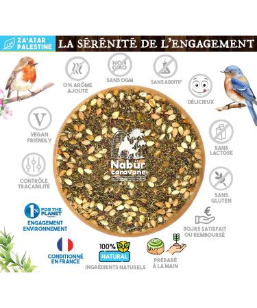 Nab r - 250gr Zaatar Palestinien 100% Naturelle Zatar Authentique Za'atar Palestine Sans Additifs - Buy Online on GoSupps.com