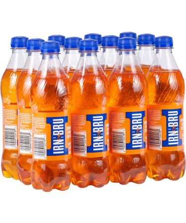 IRN-BRU From AG Barr The Original and Best Sparkling Flavored Soft Drink | A Scottish Favorite | 16.9 Fluid Ounce (Pack of 12)