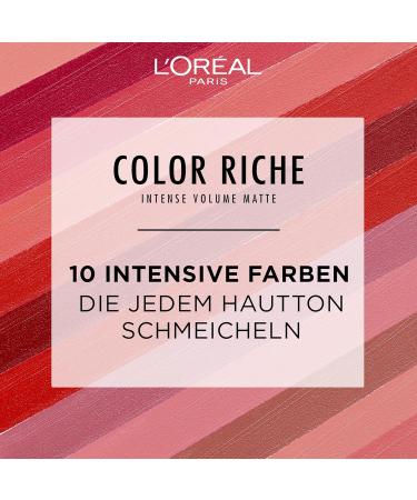 L'Or al Paris Color Riche Intense Volume Matte Lipstick 188 Rose Activist - Hyaluronic Acid Infused, 16h Long-Wear Formula - Buy Online on GoSupps.com