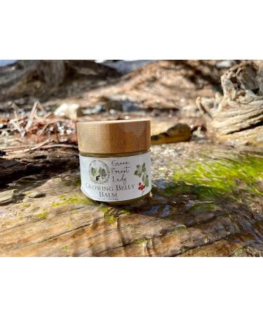 Green Forest Lady Organic Belly Balm - Pregnancy Skin Support | Improves Elasticity Moisturizes & Soothes Itching | 2 FL. OZ - Buy Online on GoSupps.com