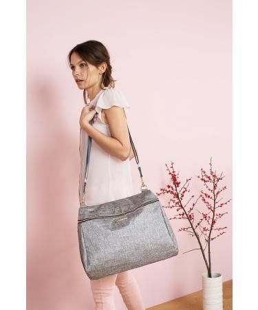 L SSIG Stylish Baby Diaper Bag Backpack | Glam Rosie Silver | Includes Diaper Accessories - International Shipping Available - Buy Online on GoSupps.com