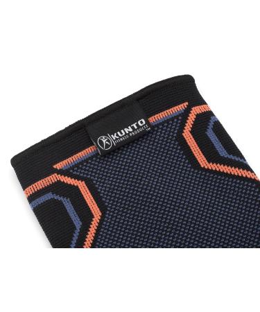 Calf Compression Sleeve by Kunto Fitness | Improve Blood Circulation & Reduce Leg Swelling | Large Multicolour - Shin Splints Relief - Buy Online on GoSupps.com