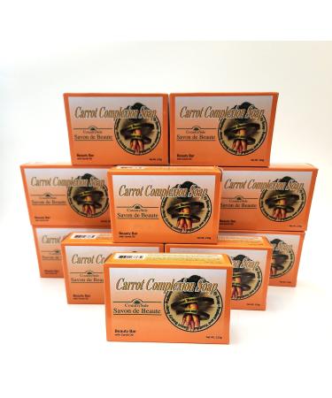 Carrot Complexion Soap Skin Tone Improvement w/Carrot Oil (12 Pack)