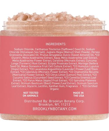Brooklyn Botany Himalayan Salt & Stem Cell Body Scrub - Moisturizing Exfoliating Scrub for Body, Face, Hands, Feet - Fights Stretch Marks, Fine Lines, Wrinkles - Great Gifts - 10.5 oz - Buy Online on GoSupps.com