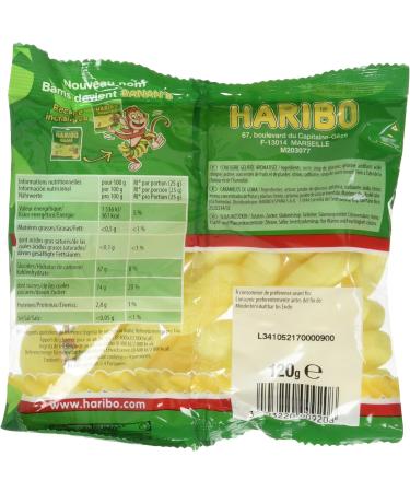 Haribo Banana's 120g - Pack of 10 - Buy Online on GoSupps.com