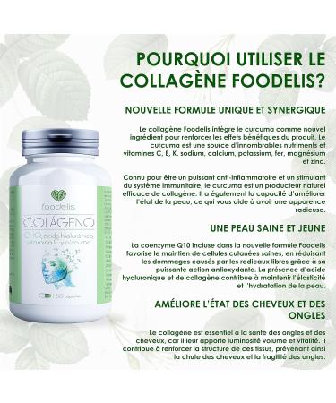 Marine Collagen | Collagen & Hyaluronic Acid | 2 Months | + Turmeric + Q10 + Zinc | Solid Joints & Bones | Smooth Skin | Healthy Hair | Marine Collagen | Hyaluronic Acid Marine Collagen - Buy Online on GoSupps.com
