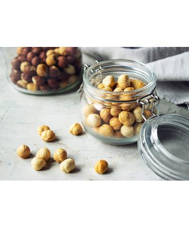 Organic Blanched Roasted Hazelnuts  1 Pound  Non-GMO  Dry Roasted Filberts  No Skin  Whole Nuts  Unsalted  Kosher  Vegan  Bulk. Keto Snack. Great for Baking  Salads  and Granola. 1 Pound (Pack of 1) - Buy Online on GoSupps.com