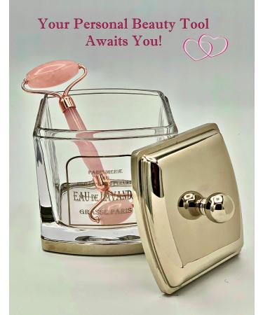 Jade Roller Face Massager: 100% Real Rose Quartz Gem Stone Roller: Beauty Facial Tool Anti Aging Reduces Eye Puffiness and Wrinkles: Neck Slimming Firming and Lymphatic Drainage: Noiseless - Buy Online on GoSupps.com