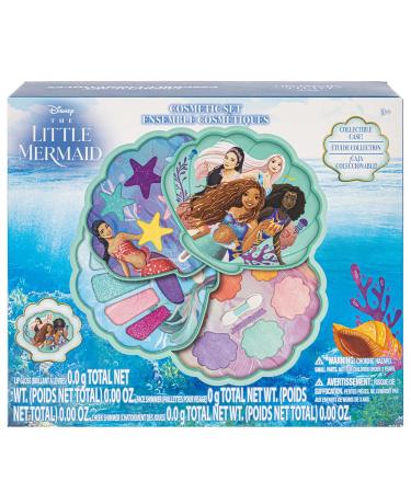 Shop Townley Girl The Little Mermaid Clam Beauty Compact Set - Kids Makeup Kit with Lip Gloss Palette for Ages 3+ | Perfect for Parties & Sleepovers - Buy Online on GoSupps.com