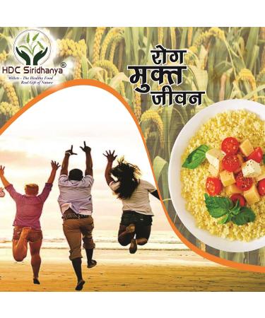 Siridhanya unpolished and organic 5 positive millets kodo little browntop foxtail barnyard and browntop Each millet 900gm packed in Jar organically grown from Andhra Pradesh (india) - Buy Online on GoSupps.com