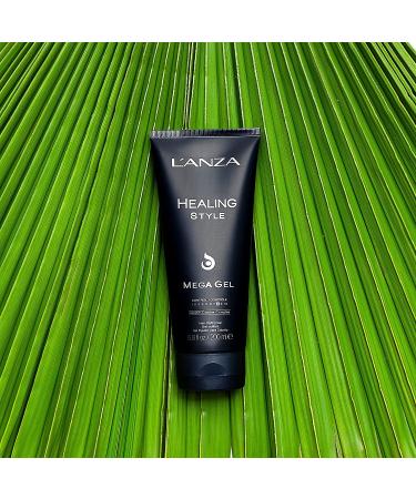 L'ANZA Healing Style Mega Gel - Strong Hold with Keratin, Alcohol-free Formula, UV Protection - 6.8 Fl Oz - Buy Online on GoSupps.com