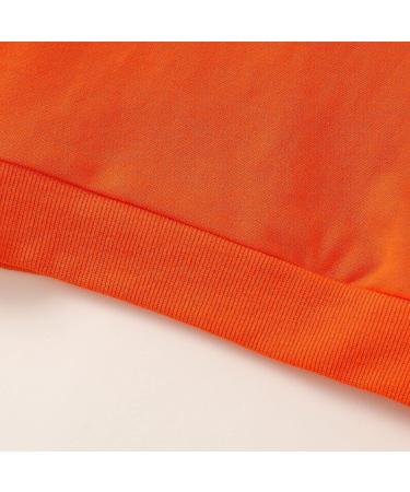 Pumpkin Print Toddler Halloween Sweatshirt | Orange Pullover for Boys and Girls 2-3T - Buy Online on GoSupps.com