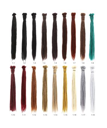 Buy No LIFE 10PCs 50cm Silver Gray Dreadlock Extensions | Crocheted Synthetic Dreadlocks for Men & Women | Jamaican Punk Hip-Hop Reggae Hair Accessories - Buy Online on GoSupps.com