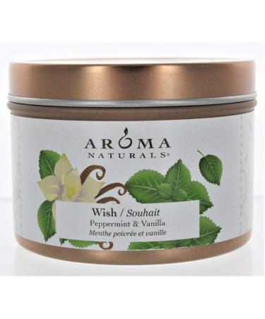 Shop Aroma Naturals Wish Peppermint Vanilla Tin | Premium Aromatherapy | International Shipping Available - Buy Online on GoSupps.com
