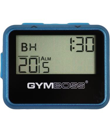Gymboss Interval Timer and Stopwatch - Teal/Blue Metallic Gloss | Buy Online - Buy Online on GoSupps.com