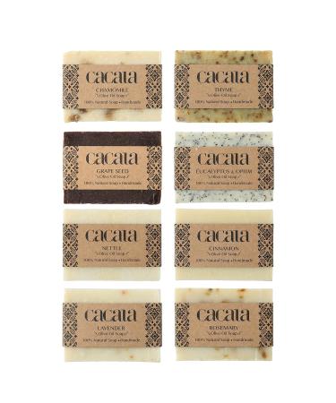 Cacala 100% Natural Organic Olive Oil Soap Set of 8 - Nourishing Men s & Women s Soap Bars - Handmade in Turkey - Perfect Organic Gift Idea - Buy Online on GoSupps.com