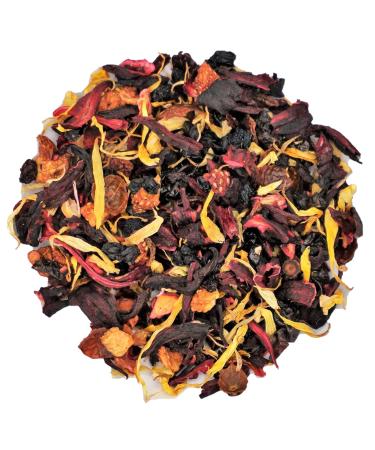Forest Berry Bloom Brew Booster - Certified Organic Elderberry Currant Blueberry Blend for Premium Kombucha Flavoring, Iced Tea & Sangria - Natural, Caffeine-Free - Buy Online on GoSupps.com