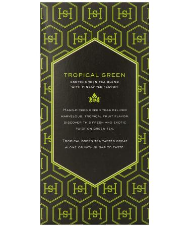 HARNEY & SONS Tropical Green Tea - 20 Tea Bags | Refreshing and Exotic Blend - Buy Online on GoSupps.com