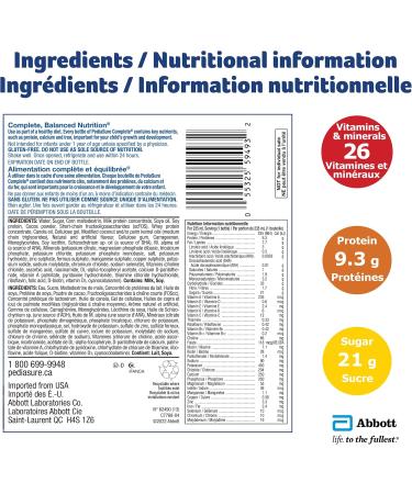 PediaSure Complete Nutritional Supplement Kids Nutritional Shake That Can Be Used As Breakfast Drink With Meal Vanilla 4 x 235-mL Bottles - Buy Online on GoSupps.com