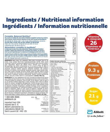 PediaSure Complete Nutritional Supplement 4 x 235 mL Chocolate Kids nutritional shake containing DHA and vitamins helps promote weight gain when taken twice a day Orthopedic Brace - Buy Online on GoSupps.com
