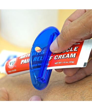 Southern Homewares Blue Tube Squeezer 2-Pack - Multi-Purpose Toothpaste & Medicine Saver - Buy Online on GoSupps.com
