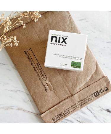 Nix Eco-Friendly Mouthwash Crystals - Natural Alcohol-Free Minty Fresh & Bad Breath Eliminator - Shop Internationally - Buy Online on GoSupps.com
