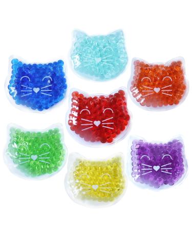 Kids Hot Cold Pack Ice Pack Boo Boo Cute Fun Animal Designed Children Gel Bead Wrap | Pain Relief for Kids Boo Boos Fever Wisdom Teeth Tired Eyes Headaches Swelling Bruises (Style D)