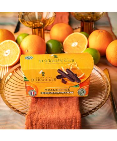 CHEVALIERS D'ARGOUGES French Master Chocolatiers - Orangettes coated in 70% dark chocolate - 190g tasting ballotin - Buy Online on GoSupps.com