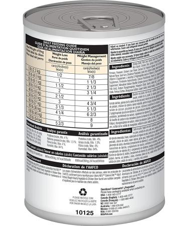 Hill's Science Diet Adult Perfect Weight Canned Wet Dog Food - Pack of 12, 12.5 Ounce Each - Buy Online on GoSupps.com
