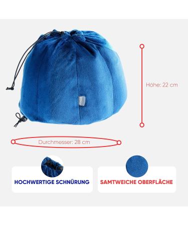 IceHOF Cooling Cap with 8 Packs - Gentle Fabric Hat for Chemo Migraine & Headache Relief - Hair Opening & Rubber Cinder Design - Buy Online on GoSupps.com