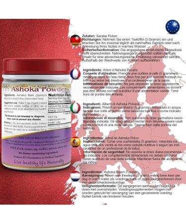 Organic Ashoka Powder - Natural Remedy for Women's Health | [Brand Name] - Buy Online on GoSupps.com