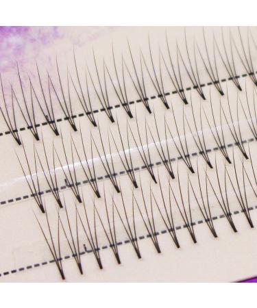 Scala 90 pieces 8-14mm C Curl 3 Root Thickness 0.07mm Individual Lashes Black False Eyelash Natural Soft Long Cluster Extension Makeup Beauty Health Makeup Fake Eyelashes (8mm)