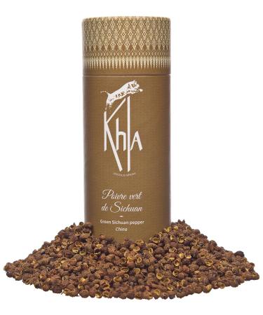 KHLA - Green Sichuan peppercorns - Fair Trade - Tube 50g cat A - Whole peppercorns