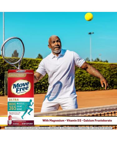 Move Free Ultra 365 - Triple Action Joint Support with Magnesium, Vitamin D3, and Fructoborate - 120 Capsules - Buy Online on GoSupps.com