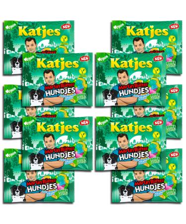 Katjes Pack of 10 Katjes Martin fruit-flavored gummies 10 x 175 g