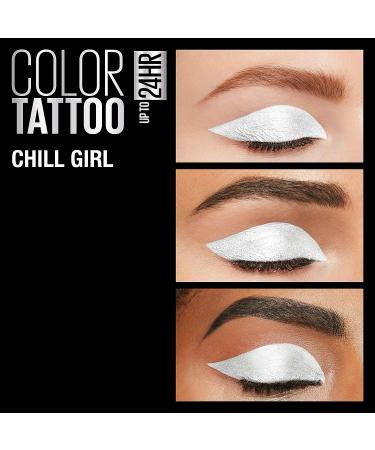 Maybelline Color Tattoo Chill Girl Cream Eyeshadow 0.14 oz | Waterproof & Longwear Pot Makeup - Buy Online on GoSupps.com