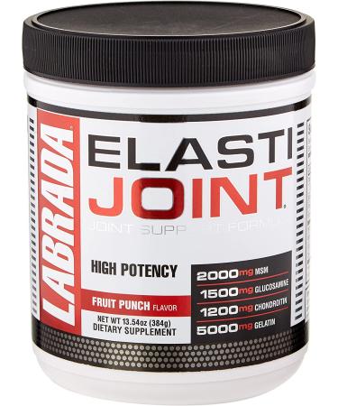 Labrada ElastiJoint Joint Support Formula - Fruit Punch Flavor 13.54 oz | Premium Joint Health Supplement - Buy Online on GoSupps.com