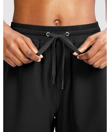 YYV Women's 5 Quick Dry Athletic Hiking Golf Shorts with Pockets - Black (Small) - Buy Online on GoSupps.com