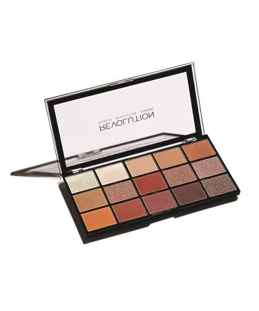 Makeup Revolution Reloaded Eyeshadow Palette - Iconic Fever 15 Shades | Multi-Coloured 16.5g - Shop Internationally! - Buy Online on GoSupps.com