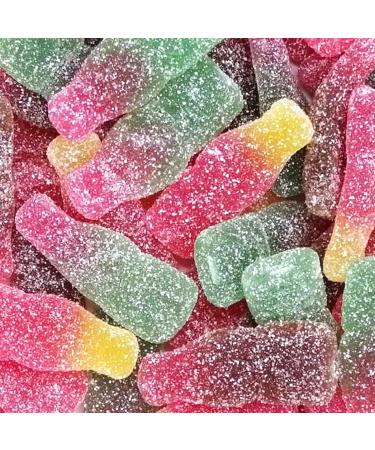 Soda Twist Zing Bottles Fizzy Gummy Sugar Coated Sweets 175g - 2x Share Bags - Buy Online on GoSupps.com
