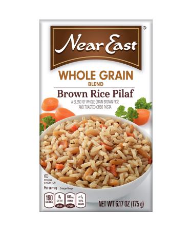 Near East Whole Grain Blends, Brown Rice Pilaf, 6.17oz (Pack of 12 )