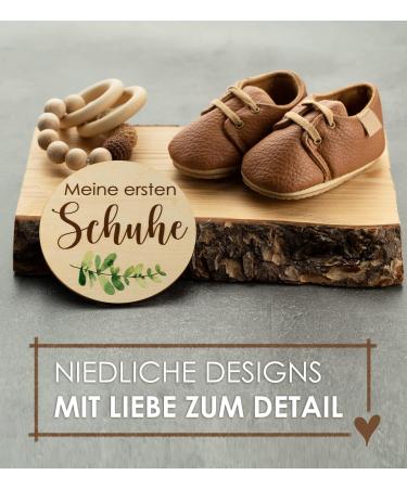 Lotuskind Milestone Cards for Baby - 100% Real Linden Wood - Cute & Unique Baby Growth Tracker - Perfect Gift for Boys & Girls - 10 cm x 3 mm - Buy Online on GoSupps.com