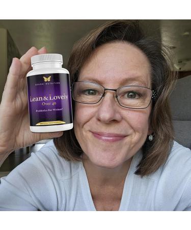 Lean & Lovely Menopause Support Probiotics for Women | Natural Relief for Hot Flashes Night Sweats & Mood Swings | 30 Servings - Buy Online on GoSupps.com